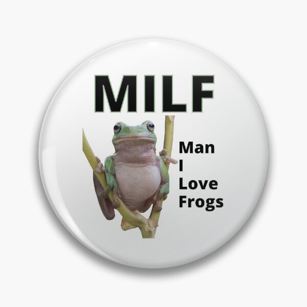 Item preview, MILF Man I Love Frogs, Man I Love Frogs, Frog Lover, Funny MILF classic designed and sold by ladylaughprints.