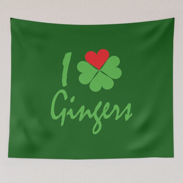 Item preview, I Love Gingers - I Shamrock Heart Gingers designed and sold by TrndSttr.