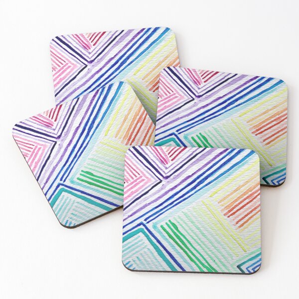 Item preview, Rainbow Lines  designed and sold by Ryan Strength Watercolors.