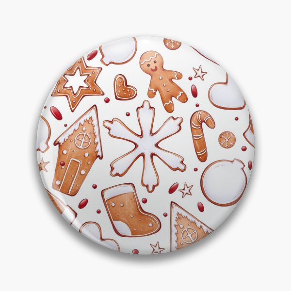 Item preview, Pattern of New Year's gingerbreads designed and sold by TatyanaRyaba.
