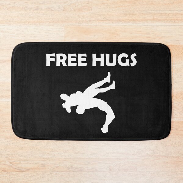 Item preview, Free Hugs Funny Wrestler Gift Wrestling Coach designed and sold by TrndSttr.