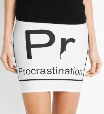 The Element of Procrastination Mini Skirt