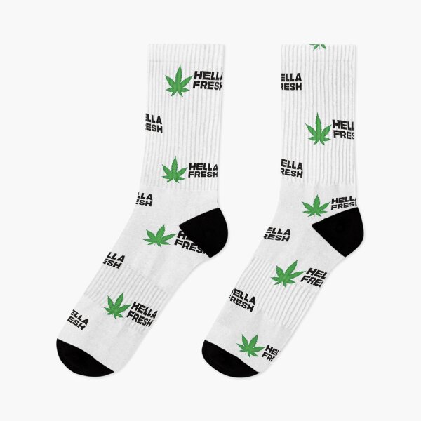 Item preview, Hella Fresh Weed Leaf - Funny Stoner Marijuana Pot Cannabis THC designed and sold by YomeHayin.