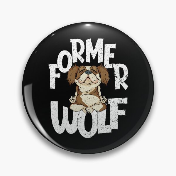 Item preview, funny Yoga Meditation Wolf Dog Design designed and sold by Kalli-design.
