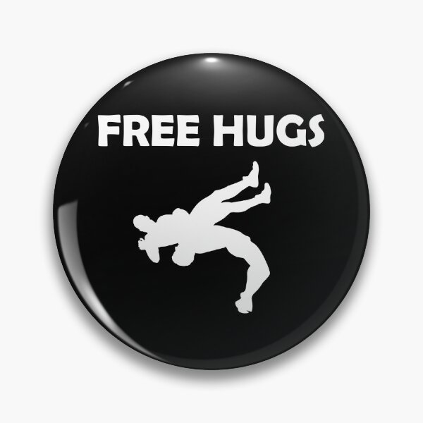 Item preview, Free Hugs Funny Wrestler Gift Wrestling Coach designed and sold by TrndSttr.