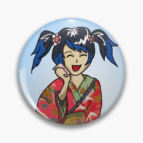 Item preview, Kawaii cute kimono girl designed and sold by CuisineCat.