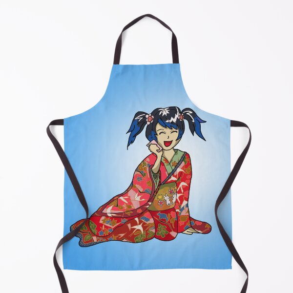 Item preview, Kawaii cute kimono girl designed and sold by CuisineCat.