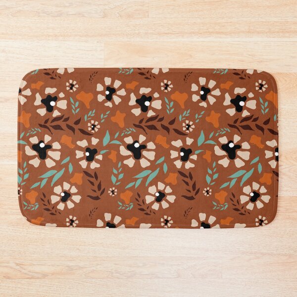 Item preview, retro colorful flowers designed and sold by cemreyigitsahin.