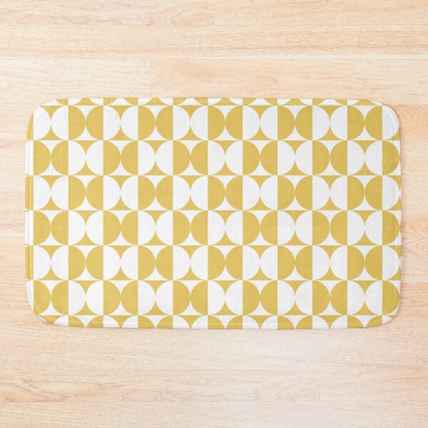 Item preview, Retro Mondrian Yellow Circle - Geometric Pattern designed and sold by SLGA-Designs.