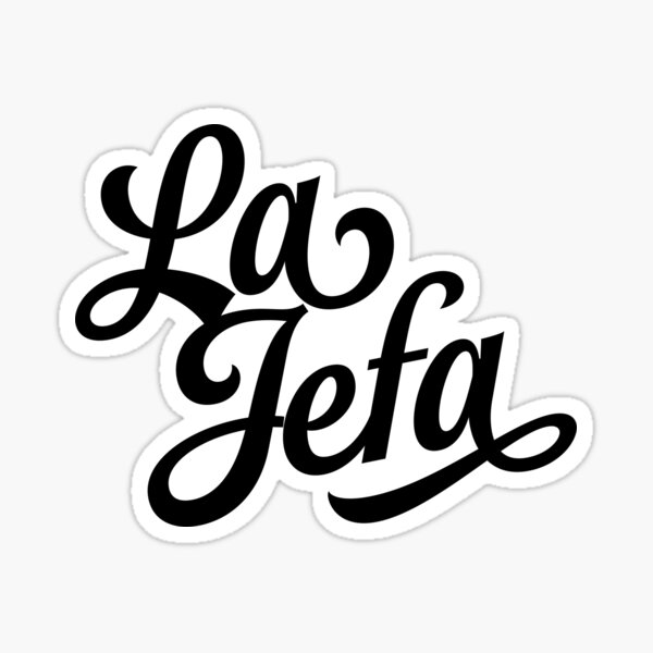 Item preview, La Jefa or The Boss (Feminine), in Spanish  designed and sold by mamalluvia.