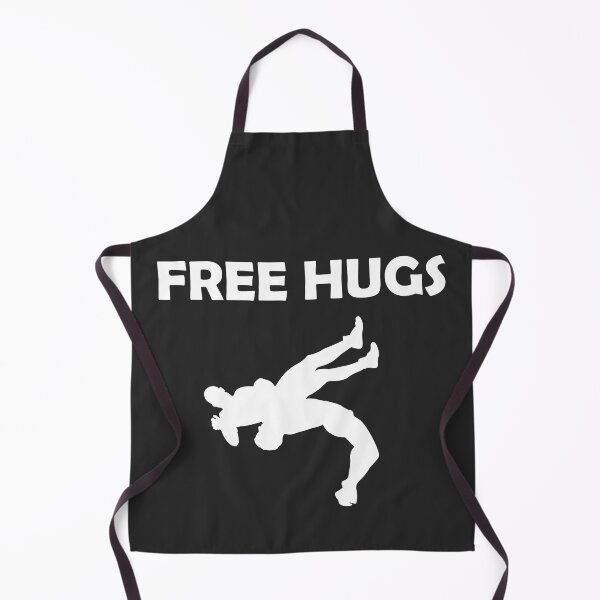 Item preview, Free Hugs Funny Wrestler Gift Wrestling Coach designed and sold by TrndSttr.