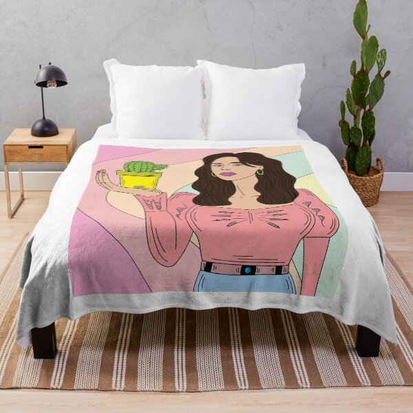 Item preview, Retro Cactus Woman designed and sold by flofin.