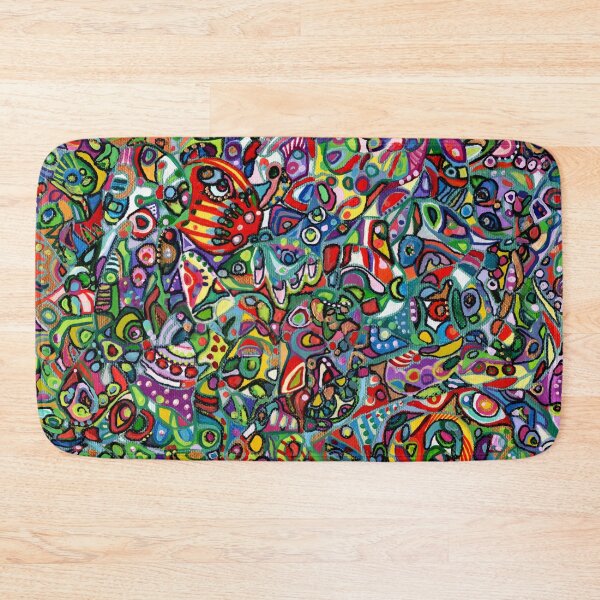Item preview, 60. Wiii...colorful explosion, live, power, cuteness, sweet abstract doodle by Veera Zukova designed and sold by Veera Zukova.