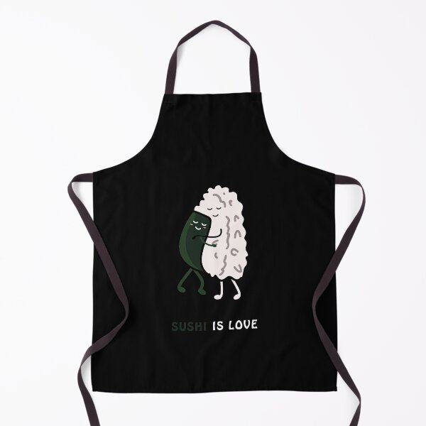 Item preview, Sushi is Love Maki with rice & seaweed kawaii designed and sold by Lenny Stahl.