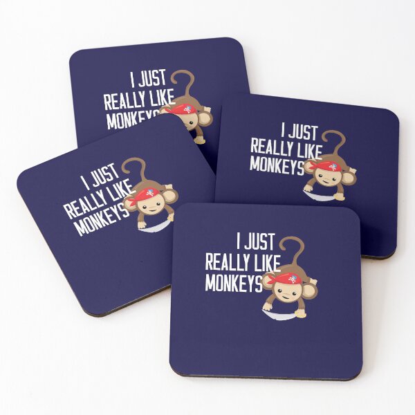 Item preview, I Just Really Like Monkeys - Monkey Lover Gift designed and sold by TrndSttr.