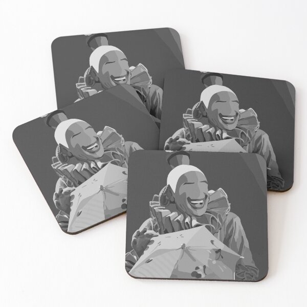 Item preview, 'five characters' clown colorblock designed and sold by Hatter & Hare Co..