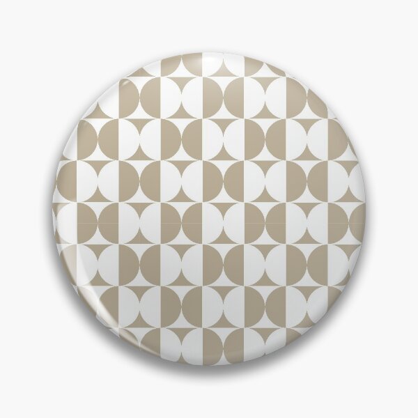 Item preview, Retro Mondrian Grey Circle - Geometric Pattern designed and sold by SLGA-Designs.