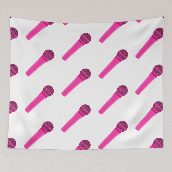 Item preview, Pink Microphone | Singing | Gifts for Music lovers | Karaoke designed and sold by Lindsay Marie Patterns.