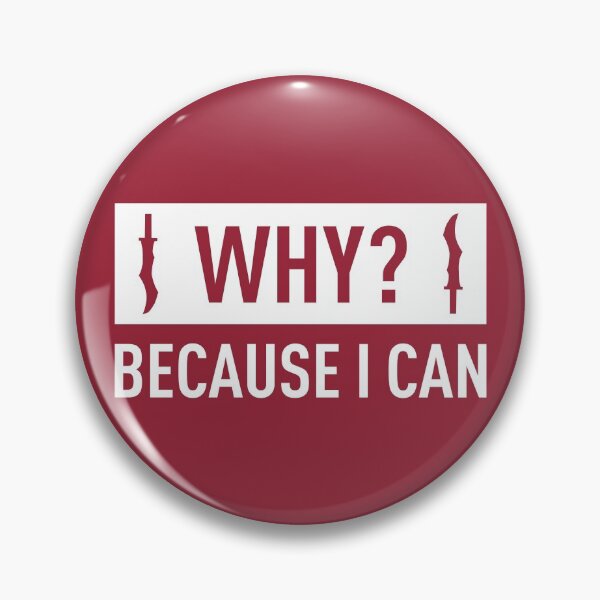 Item preview, Why? Because I Can (Red BG) designed and sold by FilipeFerreira.