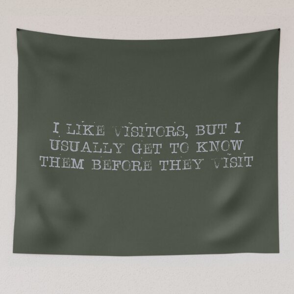Item preview, I like visitors. designed and sold by inkset.