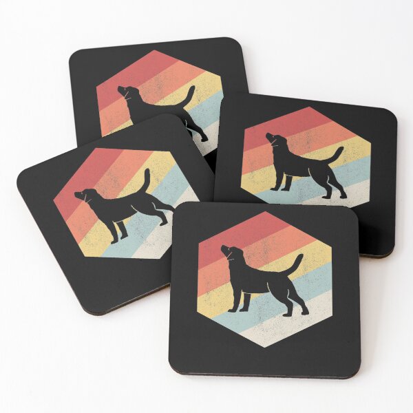 Item preview, labrador dog art retro vintage labrador gift designed and sold by alaechamlal.