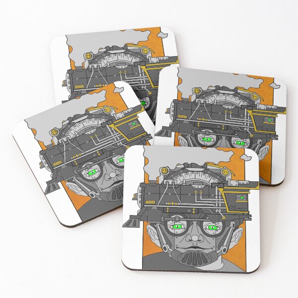 Item preview, "Trains on the Brain" designed and sold by Jon Huss.
