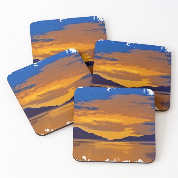 Item preview, beautiful Lake Mountains with Sunset  designed and sold by James Lewis.