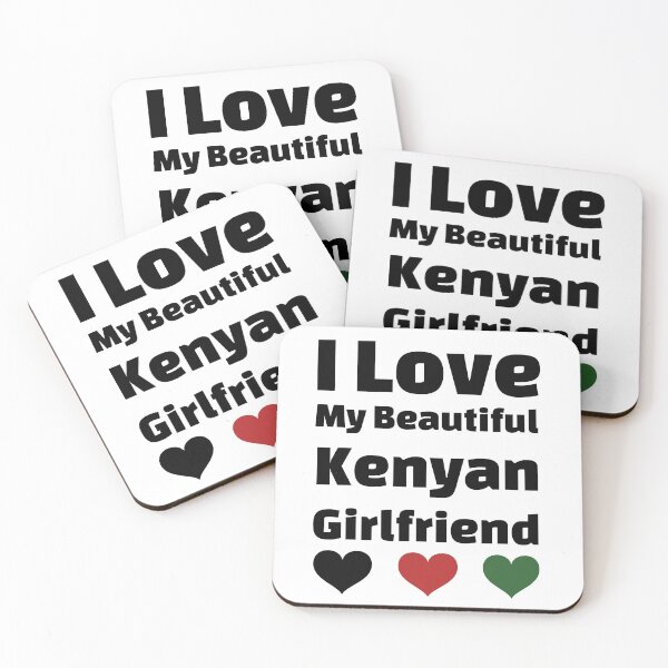Item preview, I Love My Beautiful Kenyan Girlfriend - Kenya Girlfriend designed and sold by DiceNLDesigns.
