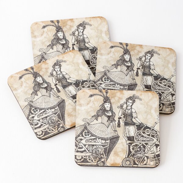 Item preview, Bustle Racers by Bobbie Berendson W designed and sold by Metallic Visions.