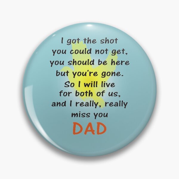 Item preview, I miss you dad black text designed and sold by StencilMyst ..