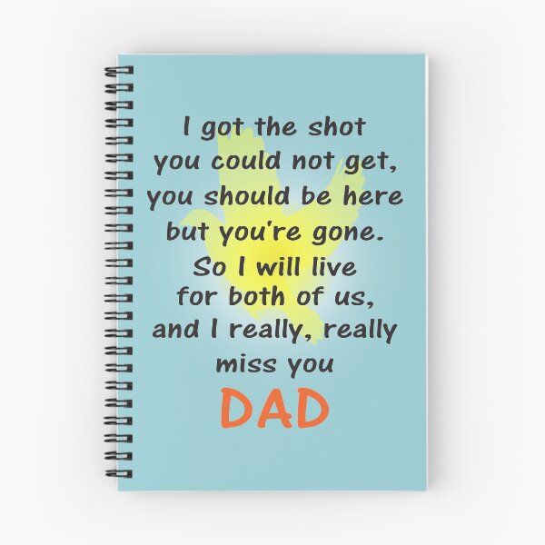Item preview, I miss you dad black text designed and sold by StencilMyst ..
