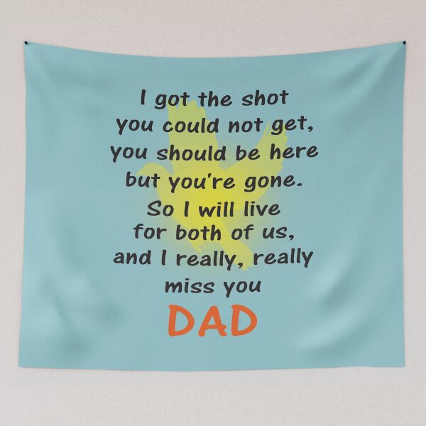 Item preview, I miss you dad black text designed and sold by StencilMyst ..