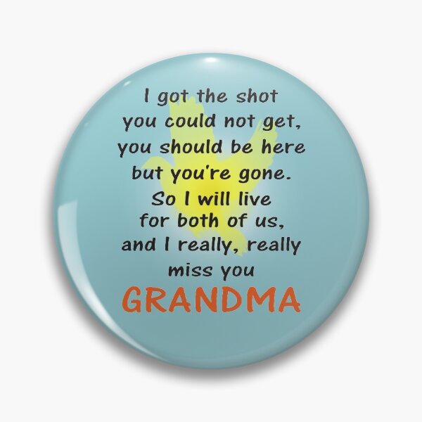 Item preview, I miss you grandma black text designed and sold by StencilMyst ..