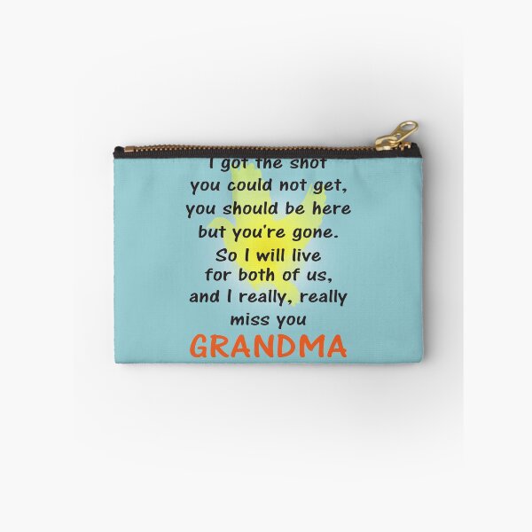 Item preview, I miss you grandma black text designed and sold by StencilMyst ..