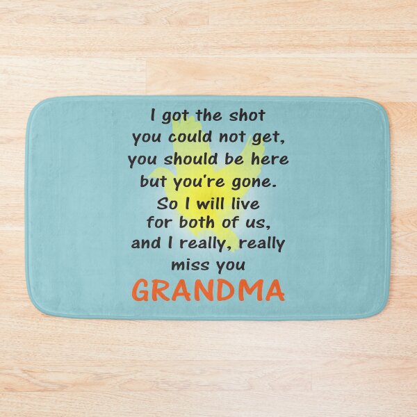 Item preview, I miss you grandma black text designed and sold by StencilMyst ..