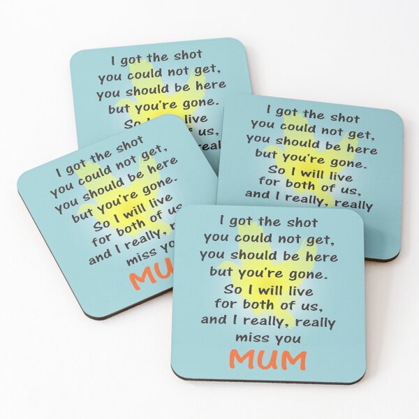 Item preview, I miss you mum black text designed and sold by StencilMyst ..