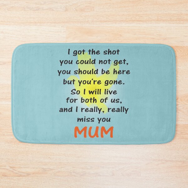 Item preview, I miss you mum black text designed and sold by StencilMyst ..