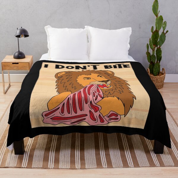 Item preview, Funny And Hungry Lion With Saying designed and sold by flofin.