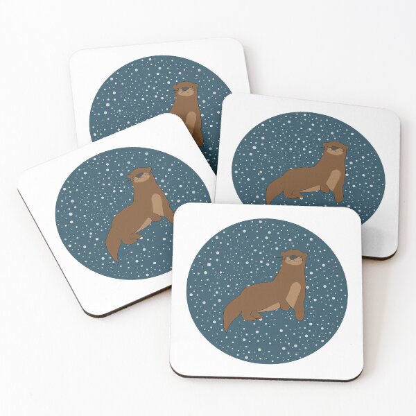 Item preview, otter space in the night sky designed and sold by melizzz.