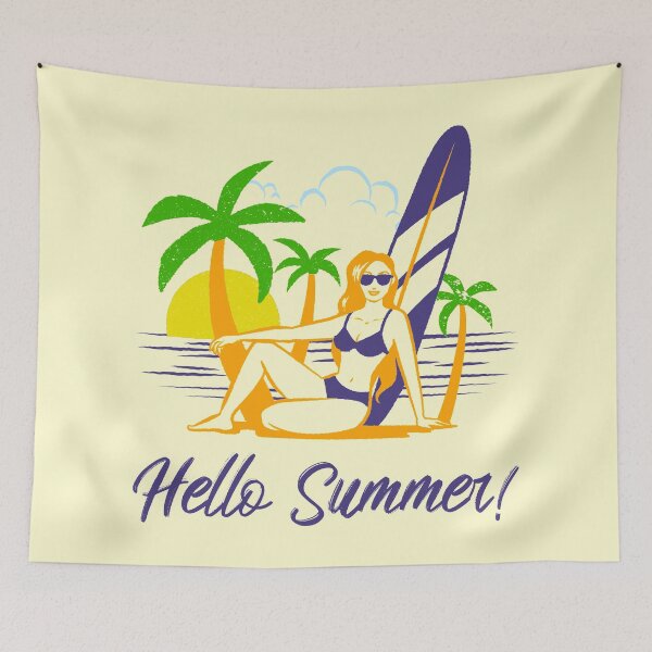 Item preview, Hello Summer designed and sold by YOYOCollection.