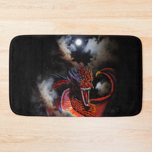 Item preview, Moon Red Fire Dragon Clouds designed and sold by Kim Andrews.