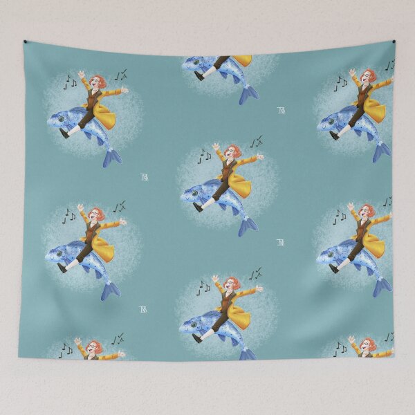 Item preview, Shubert riding a fish designed and sold by Cappucatccino.