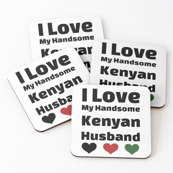 Item preview, I Love My Handsome Kenyan Husband - Kenya Husband designed and sold by DiceNLDesigns.