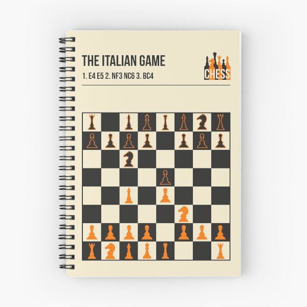 Item preview, The Italian Game Chess Openings Art Book Cover Poster designed and sold by Stadify.