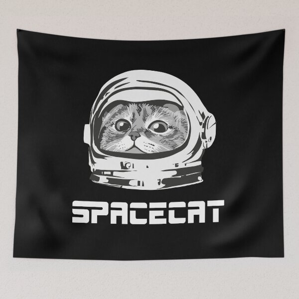 Item preview, The adventures of Space Cat designed and sold by Quotabletees.