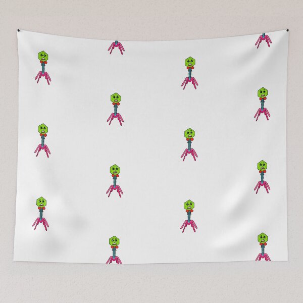 Item preview, Bacteriophage designed and sold by The Curious Med Student.