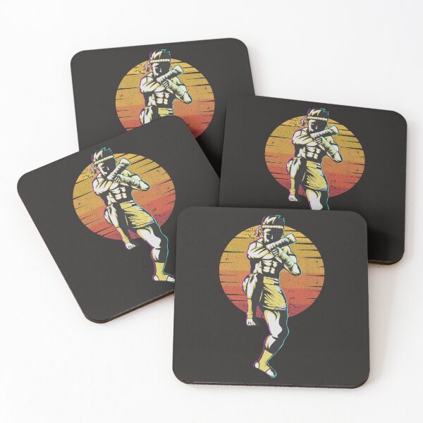 Item preview, Muay Thai Fighter Silhouette Sunset Art designed and sold by MrEddie10.