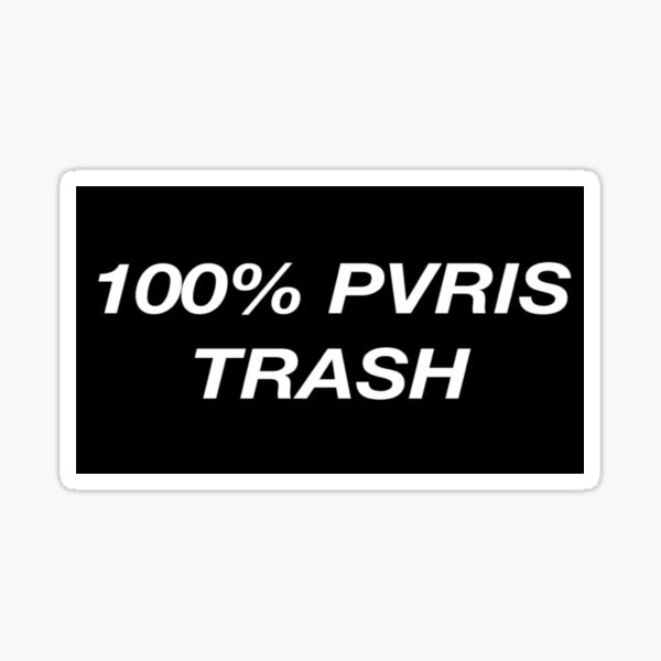 100% Pvris Trash Sticker