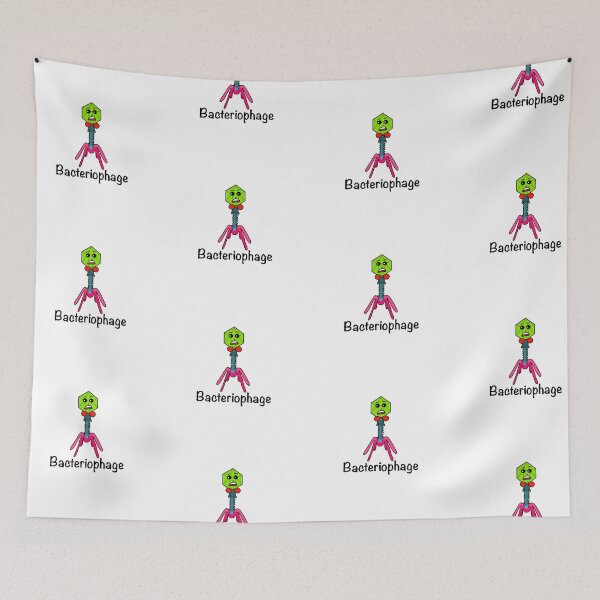 Item preview, Bacteriophage designed and sold by The Curious Med Student.
