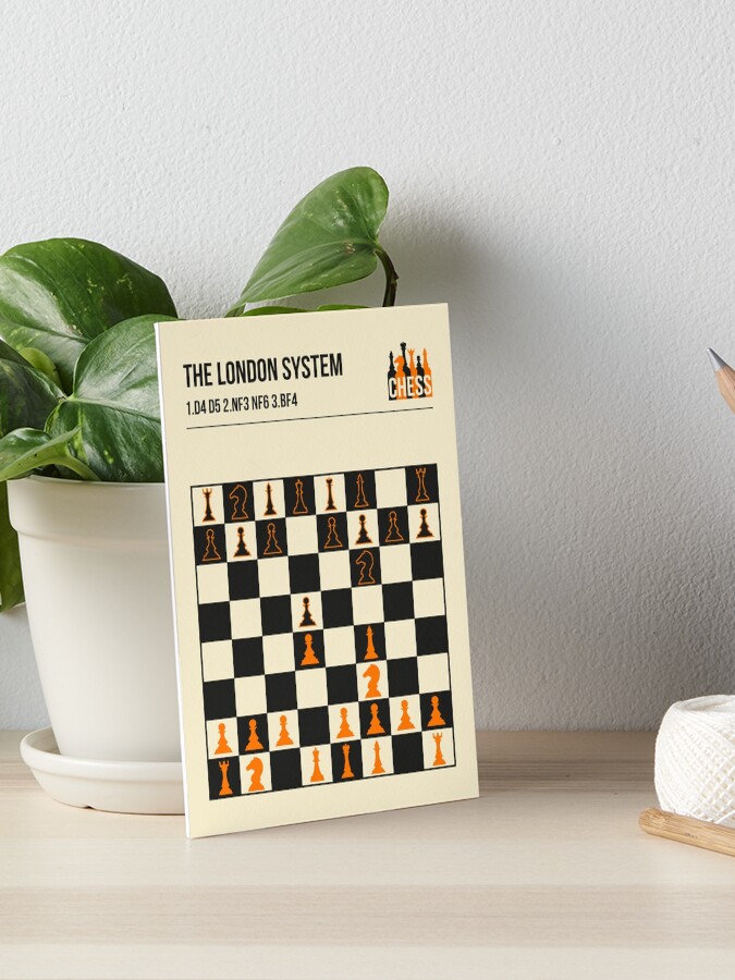 London System Chess Opening Print Chess Poster Chess 